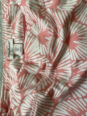 Tommy Bahama Pink and White Floral-Print Golf Skort